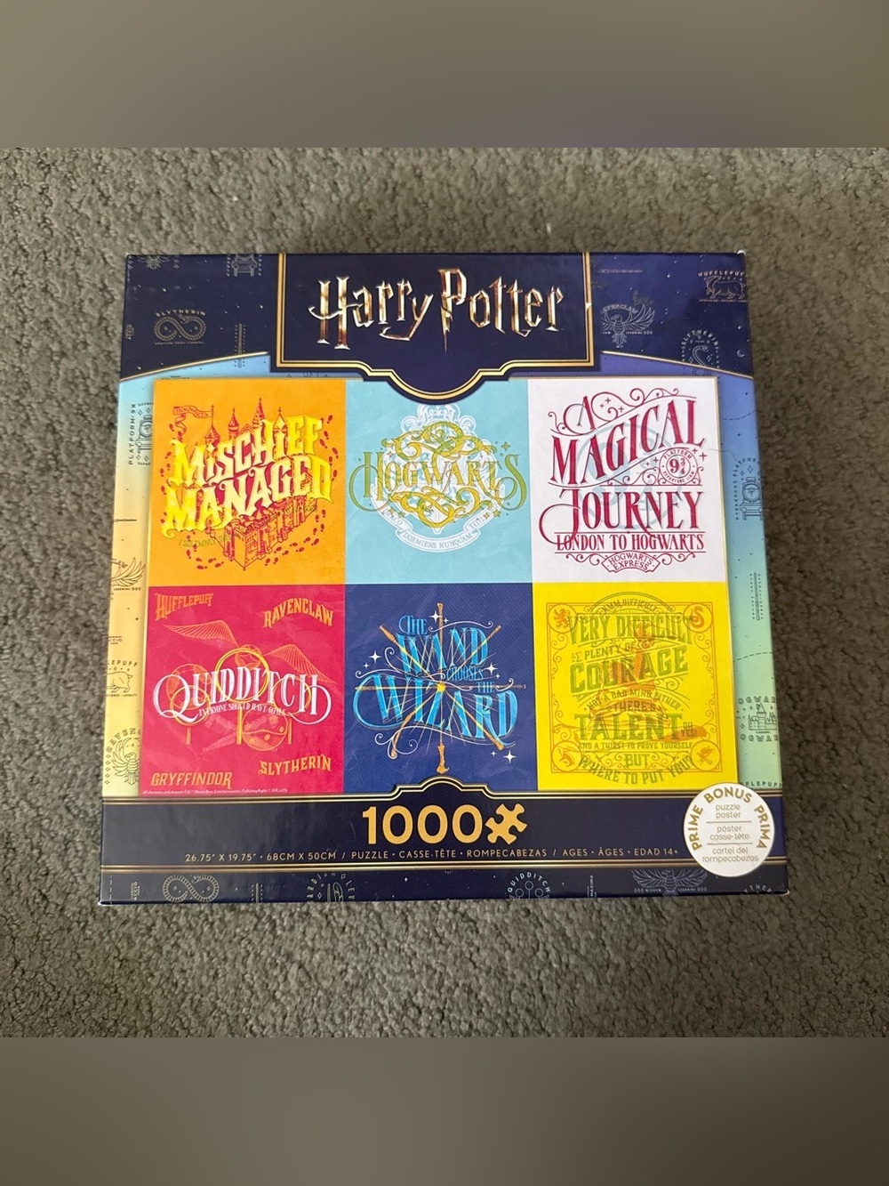 Ceaco Harry Potter Notable Phrases 1000 pieces Jigsaw Puzzle